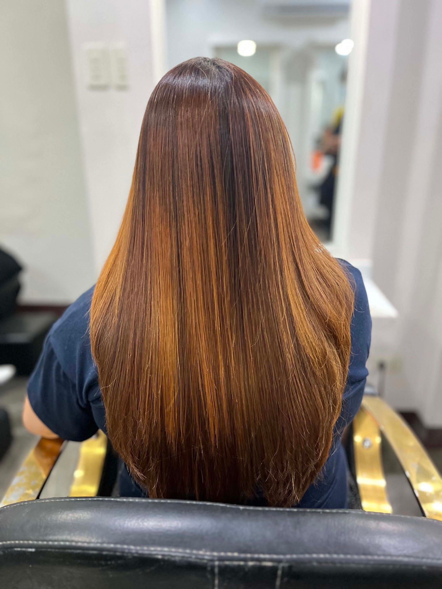 Hair rebond service at Elitista Salon Batangas City